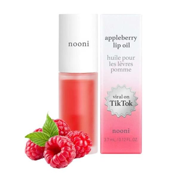 Korean Vegan Lip Oil - Appleberry | Lip Stain, Long-Lasting, - Picture 1 of 7
